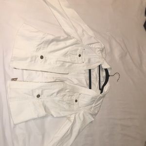 White House Black Market White Jacket